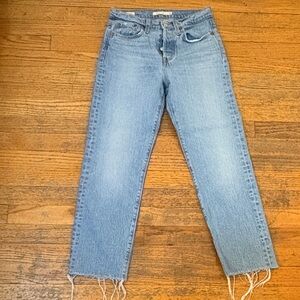 Levi's Women's Straight Leg Jeans in Light Blue